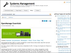 dell openmanage systems management